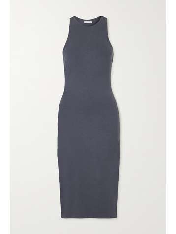 NINETY PERCENT + NET SUSTAIN stretch-TENCEL jersey midi dress
