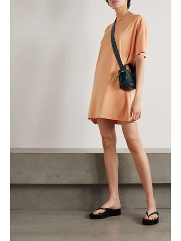 NINETY PERCENT + NET SUSTAIN organic cotton-jersey mini dress
