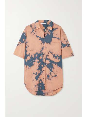 NINETY PERCENT + NET SUSTAIN tie-dyed organic cotton-jersey shirt