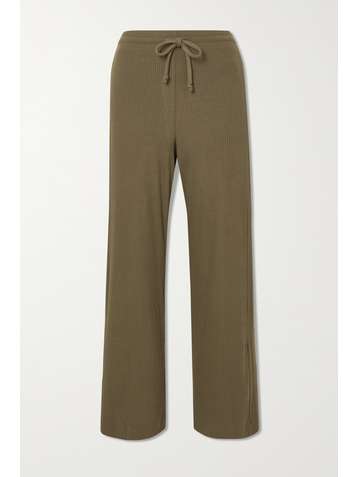 LESET Pantalon de survêtement en mailles stretch côtelées Ali