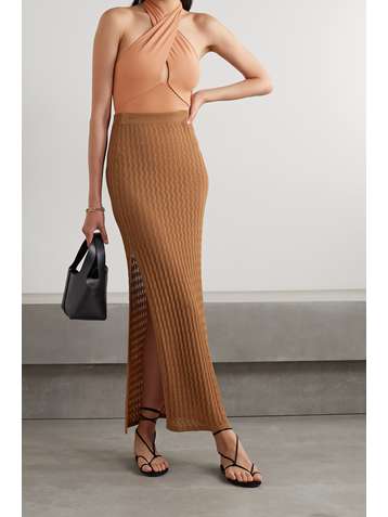 ALIX NYC Oliver String-Body aus Stretch-Jersey mit Neckholder