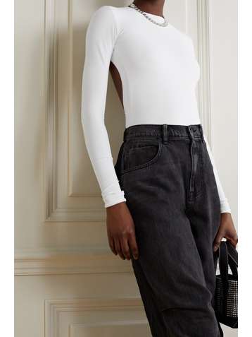 ALIX NYC Mason rückenfreier String-Body aus Stretch-Jersey