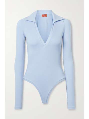 ALIX NYC Monterey String-Body aus geripptem Jersey aus Stretch-Modal