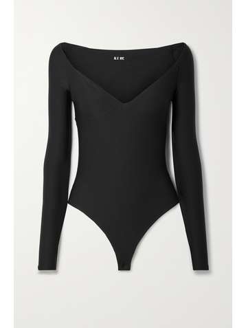 ALIX NYC Jansen schulterfreier String-Body aus Stretch-Jersey