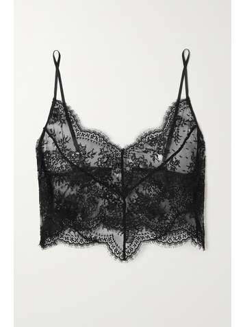 FLEUR DU MAL Frankie Top aus Leavers-Spitze