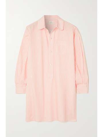 MORGAN LANE Linnet striped organic cotton nightdress