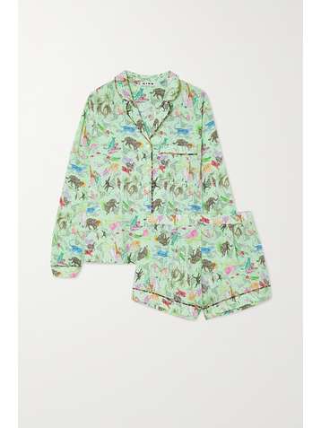 RIXO Mansi Pyjama aus bedrucktem Webstoff
