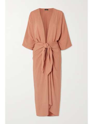 HAIGHT Crepe robe and pareo set