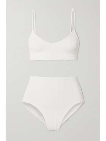 HUNZA G + NET SUSTAIN Duo Betty Nile gerippter Bikini