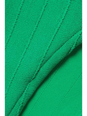 HUNZA G + NET SUSTAIN Audrey Nile ribbed bandeau swimsuit