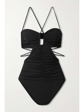 MAGDA BUTRYM Cutout ruched swimsuit