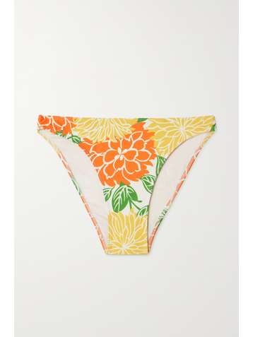 FAITHFULL THE BRAND + NET SUSTAIN Palmero floral-print bikini briefs