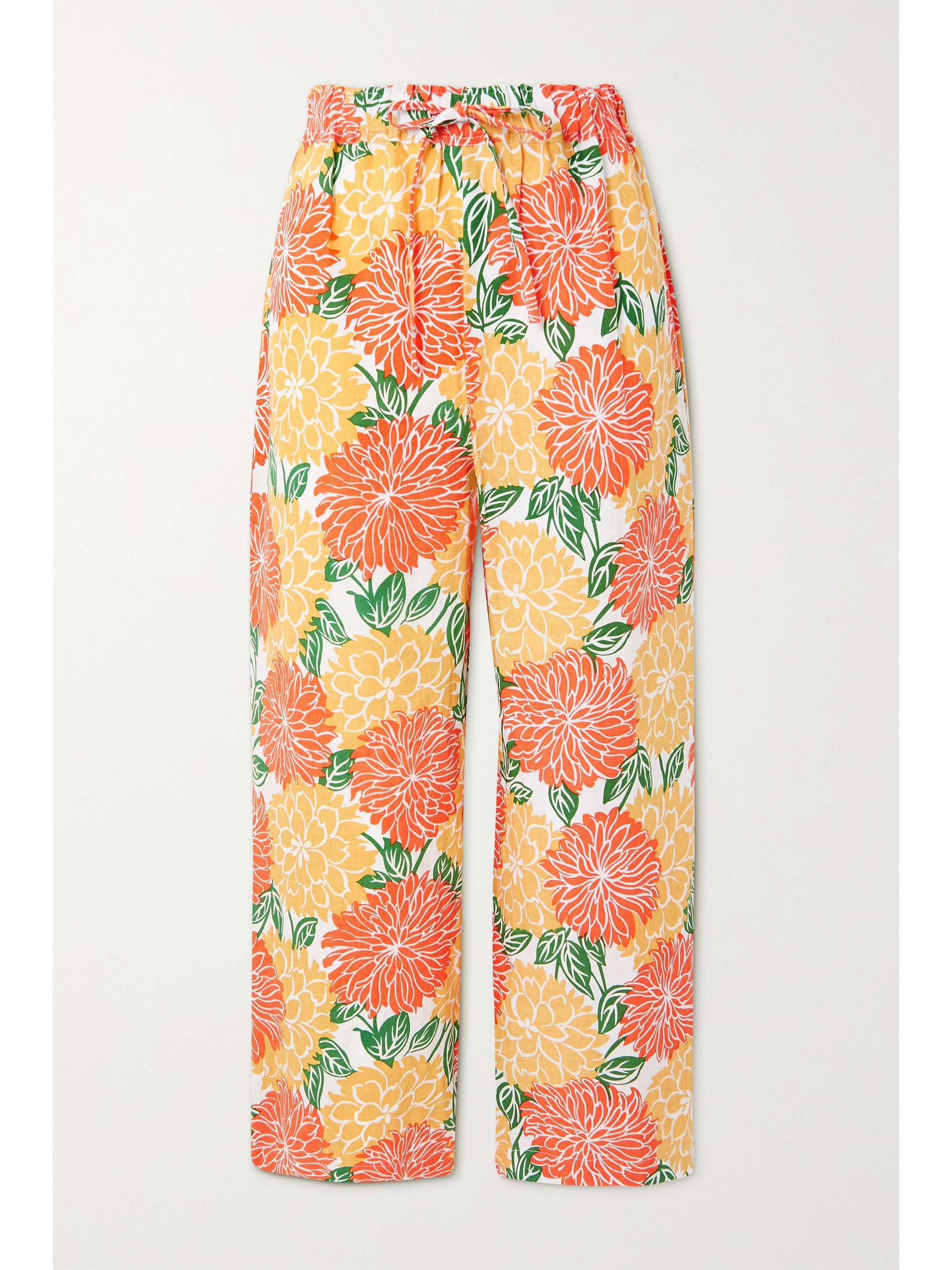 NET SUSTAIN Brielle floral-print linen 