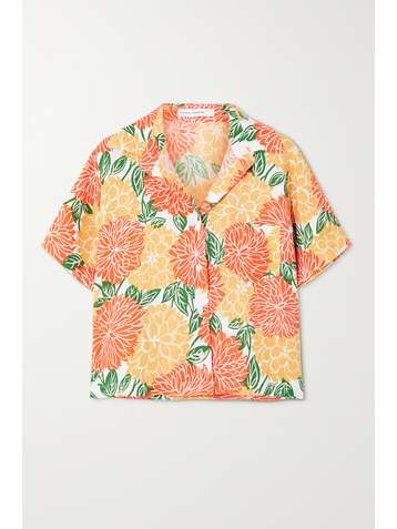 FAITHFULL THE BRAND + NET SUSTAIN Deryn floral-print linen shirt
