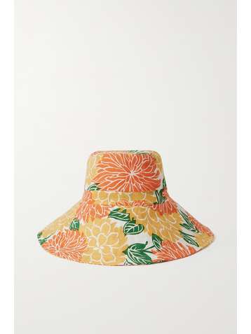 FAITHFULL THE BRAND + NET SUSTAIN Frederikke floral-print linen bucket hat