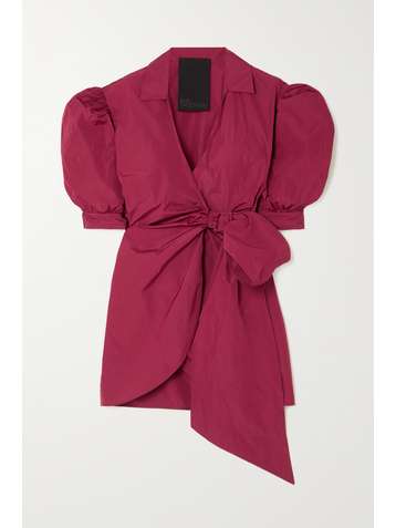 REDVALENTINO Mini-robe portefeuille en taffetas