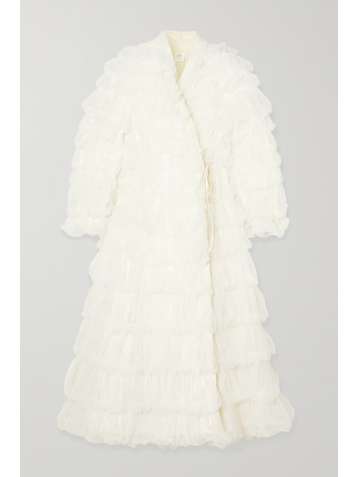 RENAISSANCE RENAISSANCE Manteau portefeuille en tulle à volants Otto - The Vanguard