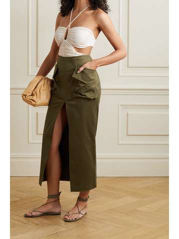 MAGDA BUTRYM Cutout ruched swimsuit