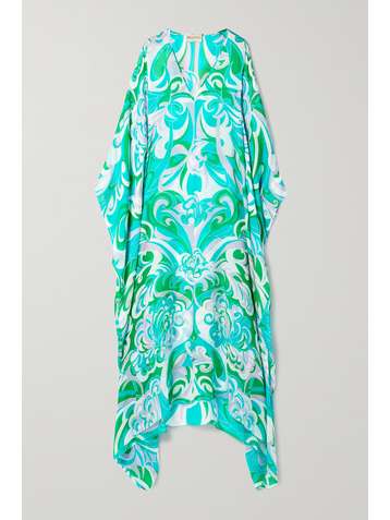 EMILIO PUCCI + NET SUSTAIN Albizia Kaftan aus bedrucktem Seidenchiffon