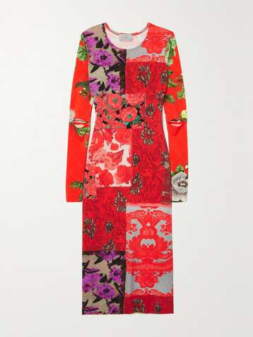PREEN BY THORNTON BREGAZZI Gretal floral-print stretch-crepe dress
