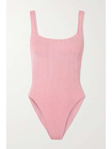HUNZA G + NET SUSTAIN Nile ribbed swimsuit