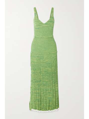 CHRISTOPHER ESBER Wandelbares Maxikleid aus Rippstrick