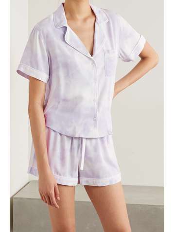 RAILS Darcie tie-dyed twill pajama set
