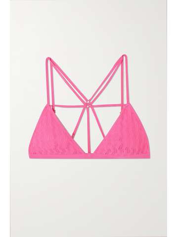 DODO BAR OR Barbara pointelle-knit soft-cup triangle bra