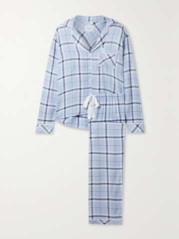RAILS Clara Pyjama aus kariertem Voile