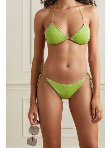 OSÉREE Lumière Triangel-Bikini aus Stretch-Lurex®