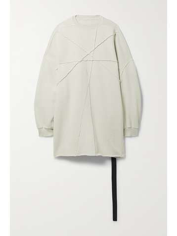 RICK OWENS Sweat en jersey de coton biologique effilé Crater