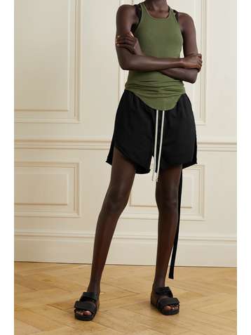 RICK OWENS Short en jersey de coton biologique effilé Phlegethon