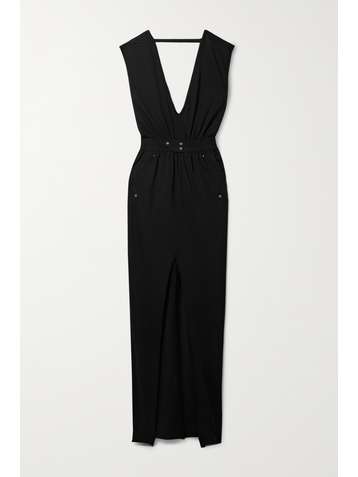 RICK OWENS Robe longue en jersey de coton biologique Phlegethon