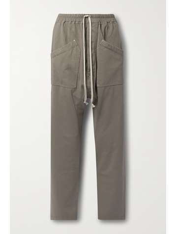 RICK OWENS Pantalon de survêtement façon treillis en jersey de coton biologique