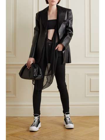 RICK OWENS Jean skinny taille haute