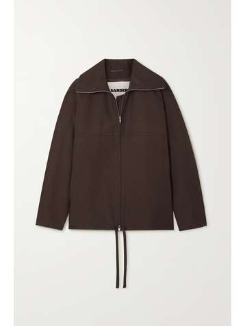JIL SANDER Veste en gabardine