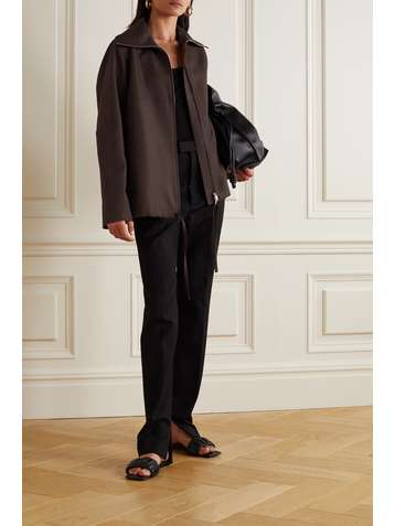 JIL SANDER Veste en gabardine