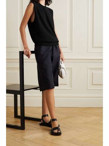 JIL SANDER Pull sans manches en cachemire