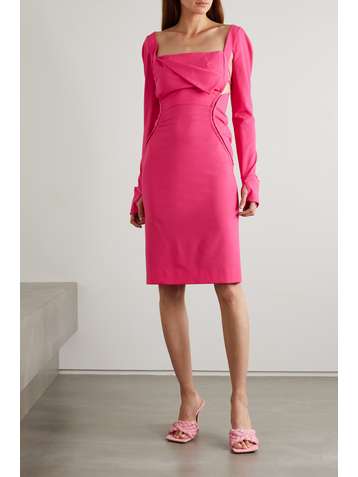 JACQUEMUS Cerro cutout stretch-wool dress