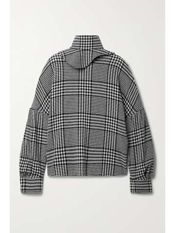 TIBI Haut convertible en laine mélangée à carreaux Sterling - NET SUSTAIN