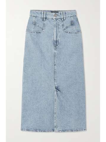ISABEL MARANT Dipoma denim midi skirt