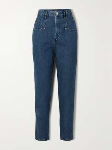 ISABEL MARANT Dipadela high-rise tapered jeans