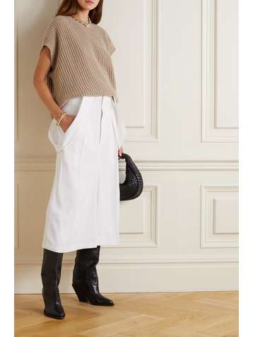 ISABEL MARANT Jupe midi en serge Laraya