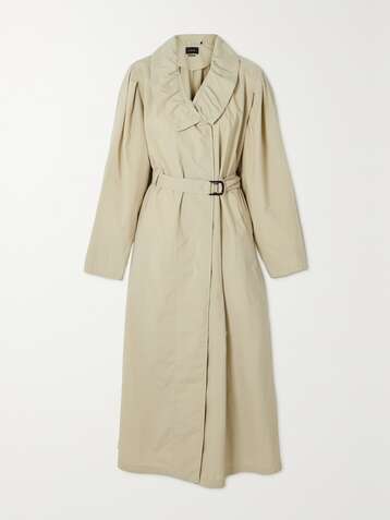 ISABEL MARANT Dipanima belted canvas trench coat