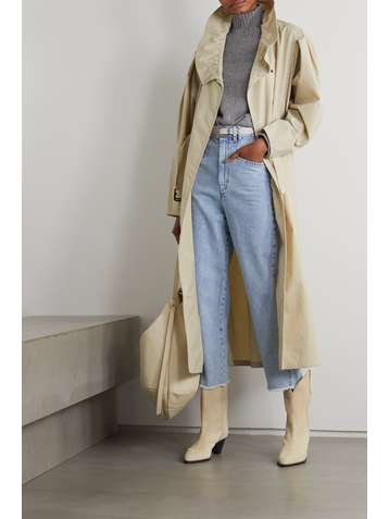 ISABEL MARANT Dipanima belted canvas trench coat