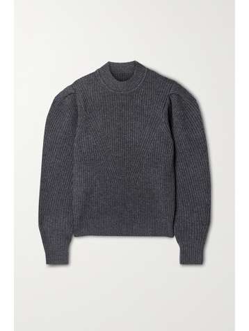 ISABEL MARANT Adele ribbed wool and cashmere-blend sweater