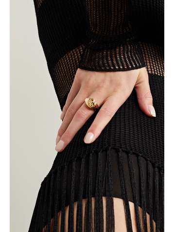 ALIGHIERI Scorpio gold-plated ring