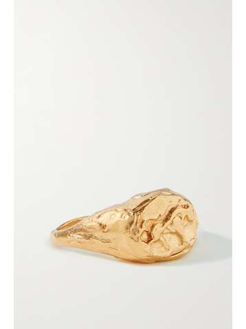 ALIGHIERI Taurus gold-plated ring