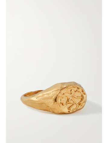 ALIGHIERI Sagittarius gold-plated ring