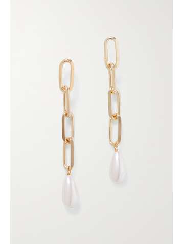 ROSANTICA Boucles d'oreilles en métal doré et perles synthétiques Promessa